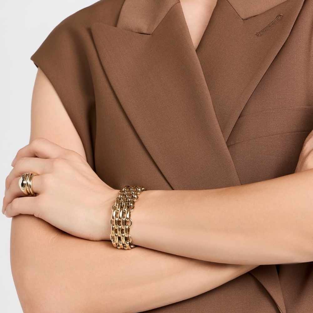 Jenny Bird Penelope Gold Bracelet - Picture 3 of 3